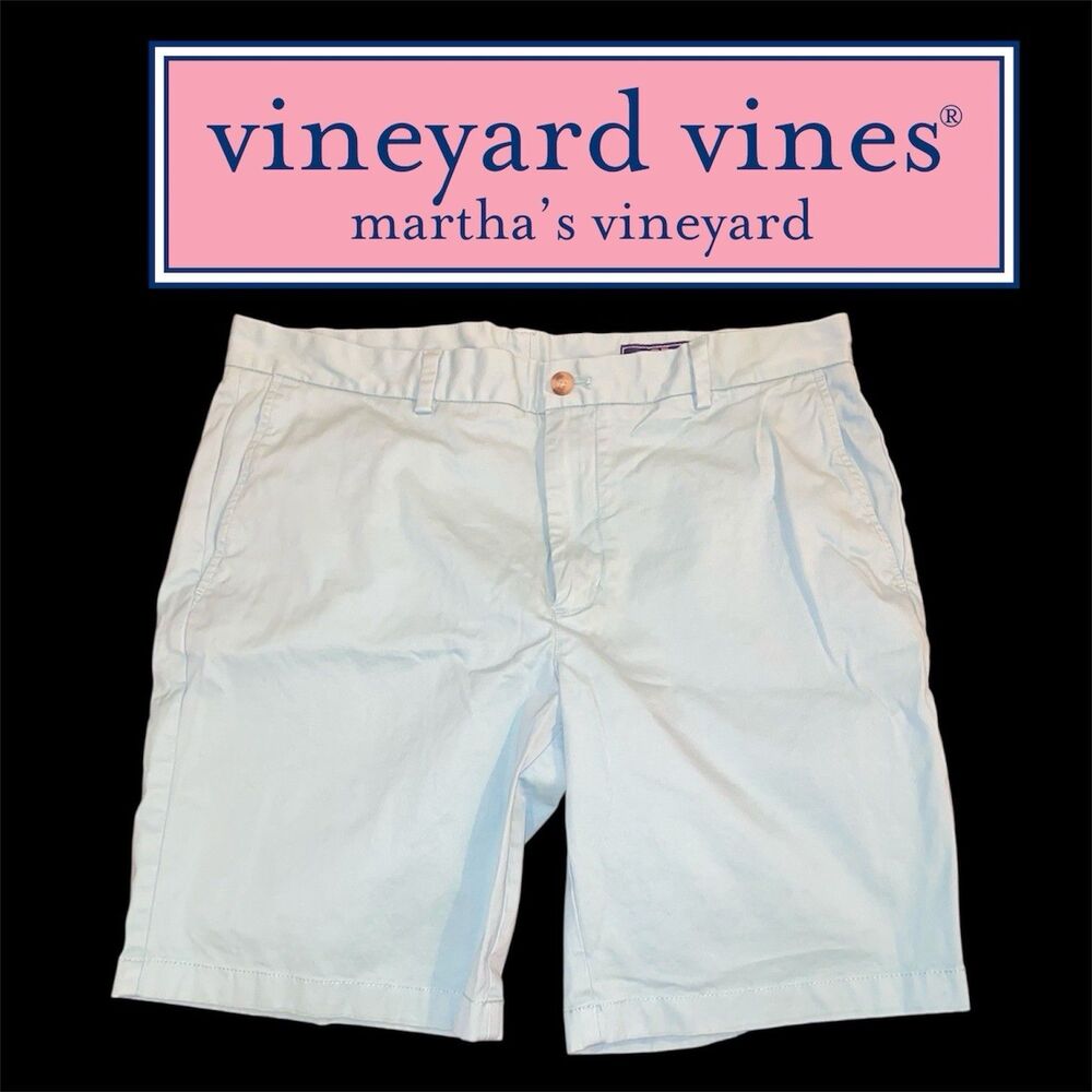 Vineyard Vines Breaker Shorts Green Men’s Size 36 Chino Golf Shorts